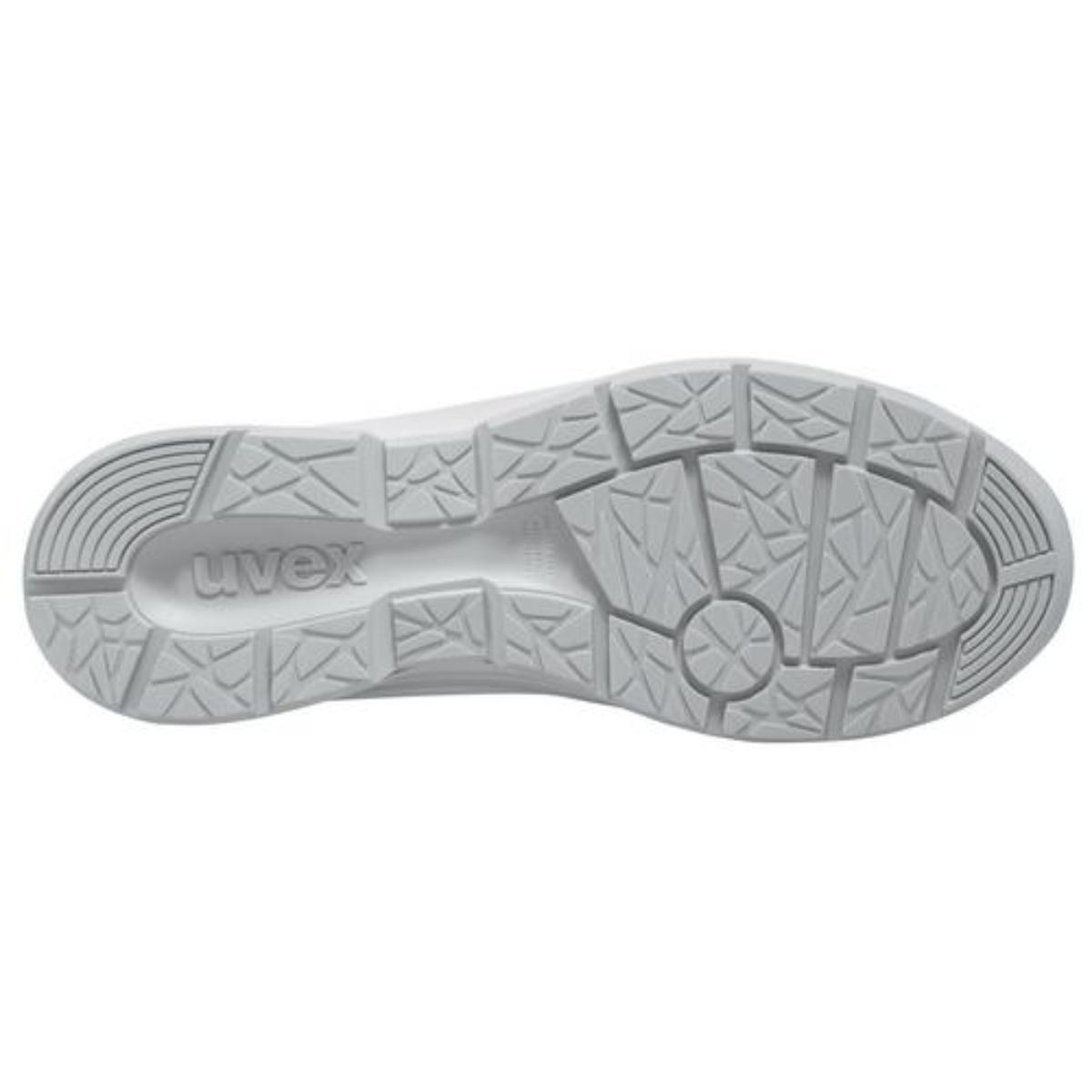 uvex 1 sport white Sicherheitsschuh S2 Halbschuh Slipper mit Klettriemen