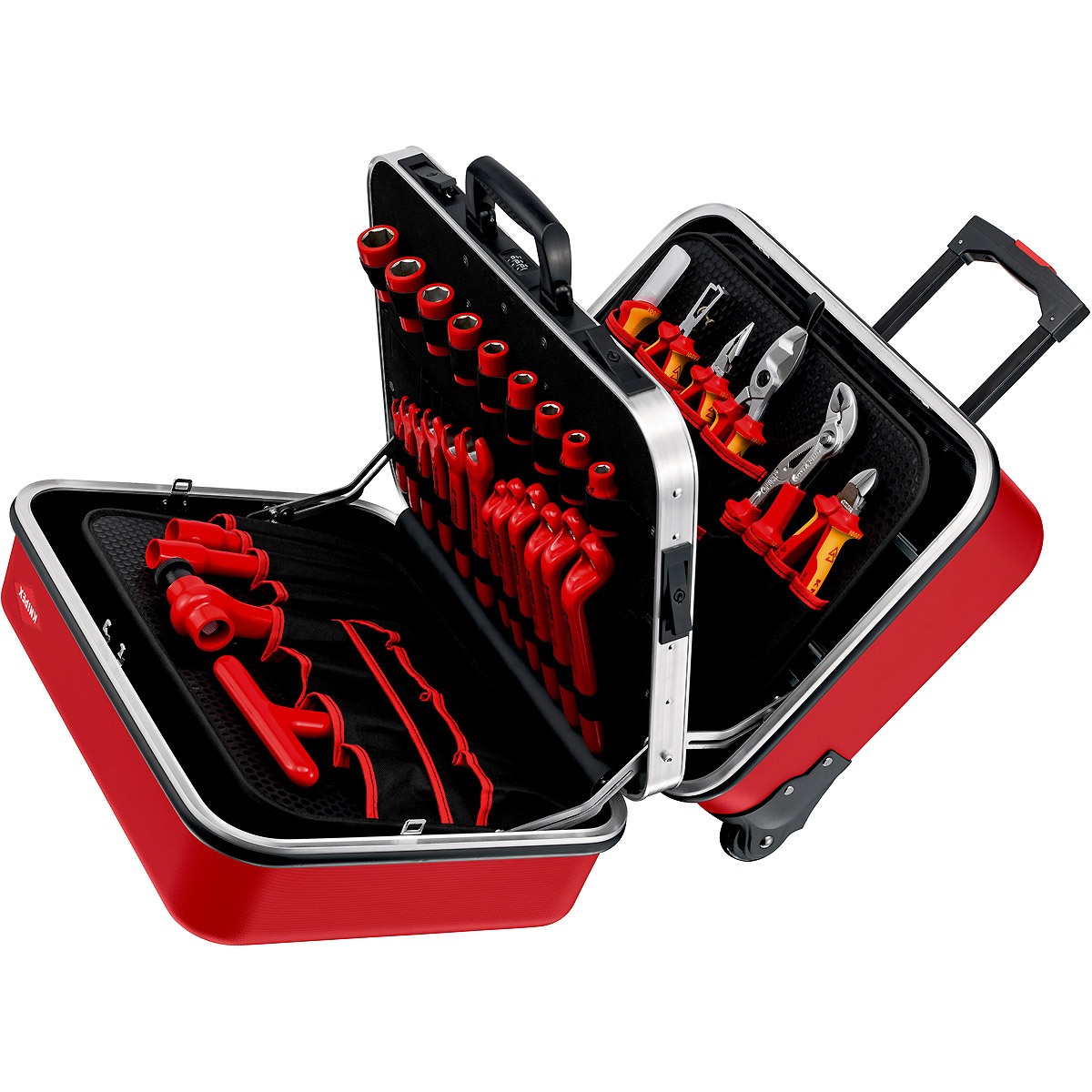 KNIPEX Werkzeugkoffer BIG Twin Move RED Elektro Kompetenz 523 mm