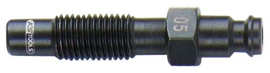 KS Tools Injektoren Adapter, M10x1,25 mit Außengewinde, Länge 57 mm