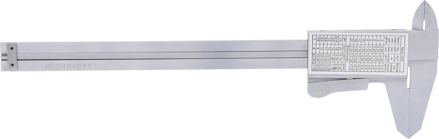 KS Tools Taschen-Messschieber 0-150mm, 235mm