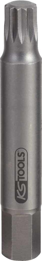 KS Tools 10mm Spezial-Bit Vielzahn, M10, 75mm