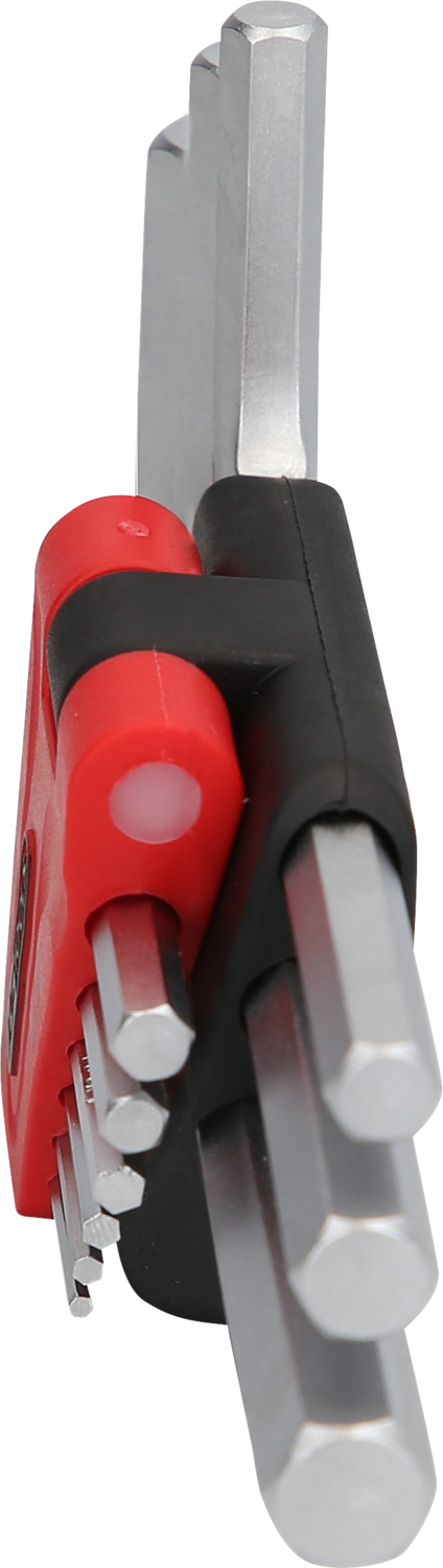 KS Tools Innensechskant-Winkelstiftschlüssel-Satz, im Klapphalter,9-tlg1/16"-3/8"