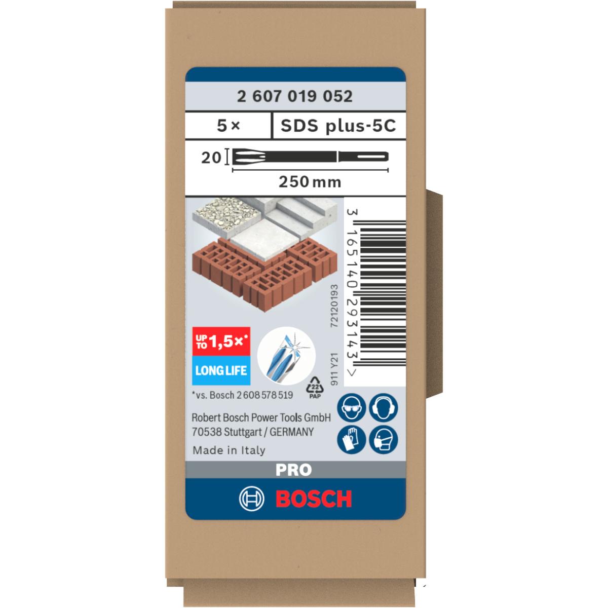 Bosch PRO Flachmeißel mit SDS plus-Aufnahme, Long Life