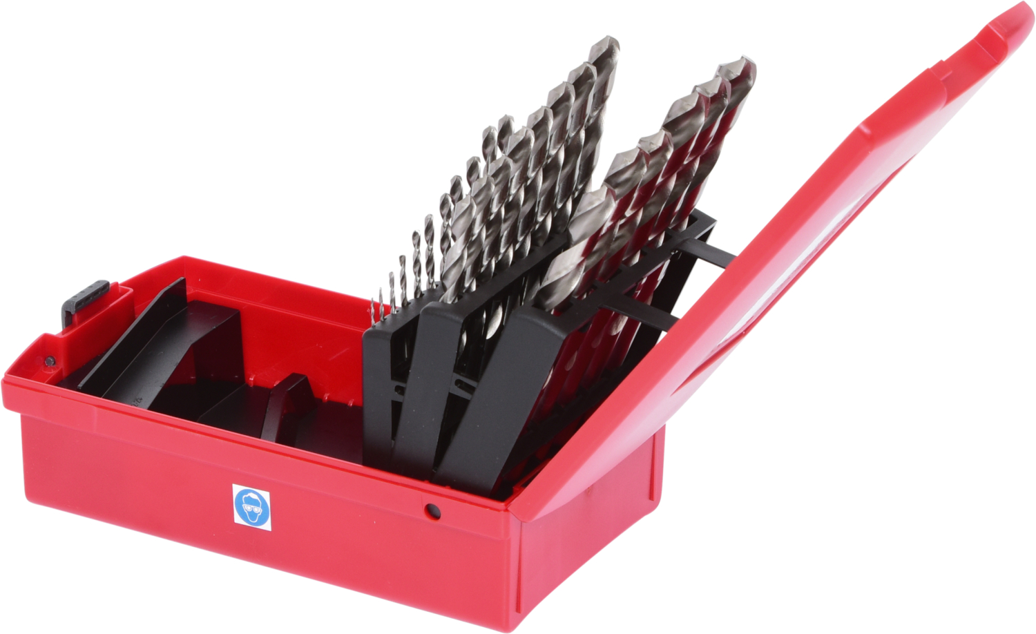 KS Tools HSS-G Spiralbohrer-Satz, Kunststoffkassette, 25-tlg 1-13mm