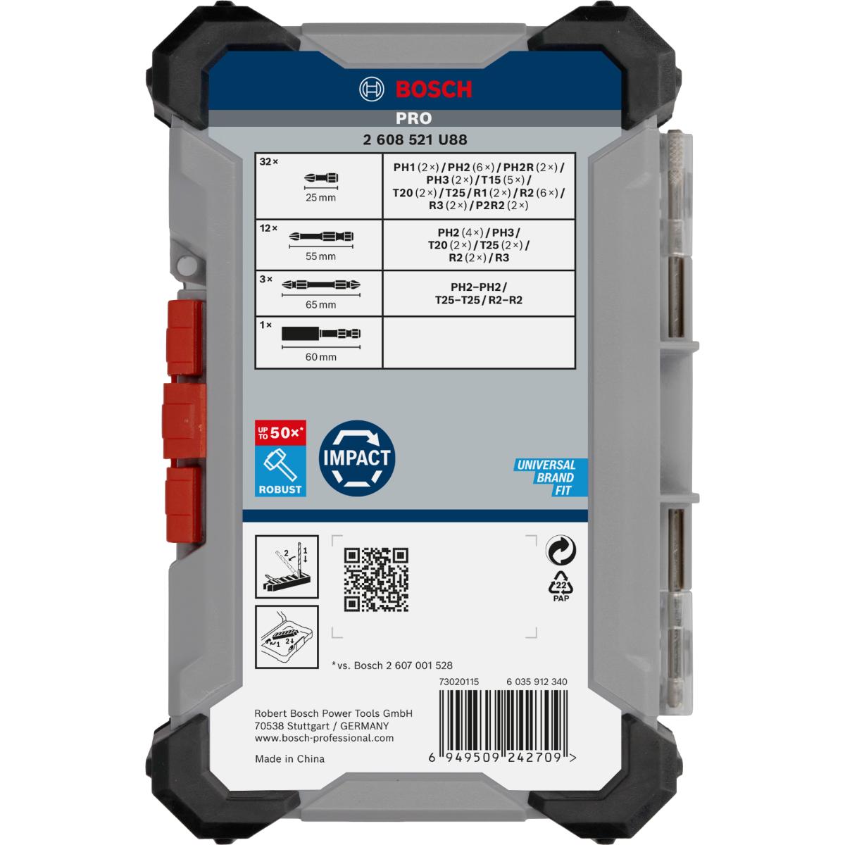 Bosch PRO Impact Schrauberbit, 48-teiliges Set