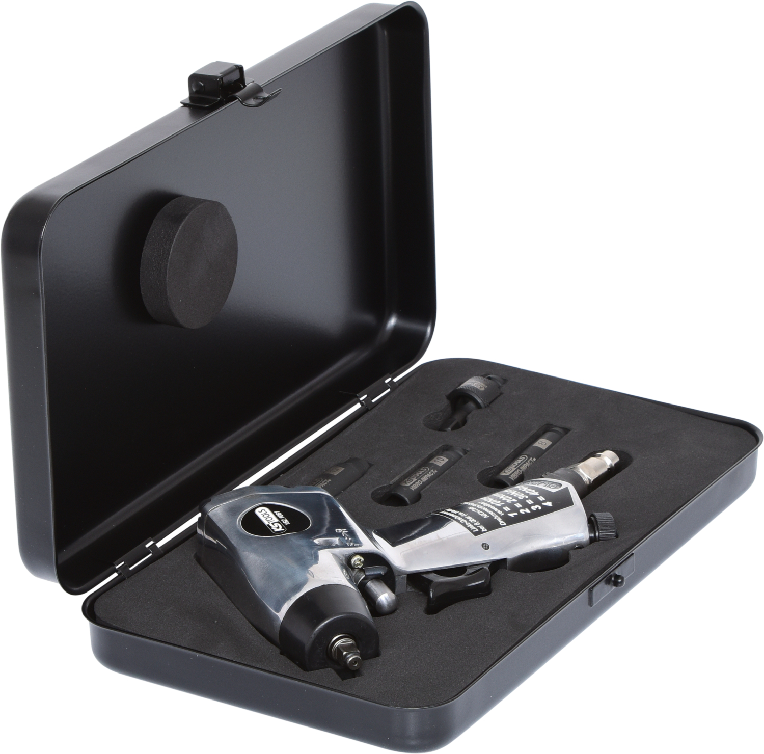 KS Tools 1-4'' Glühkerzen-Druckluft-Vibrationsschrauber-Satz, 5-tlg
