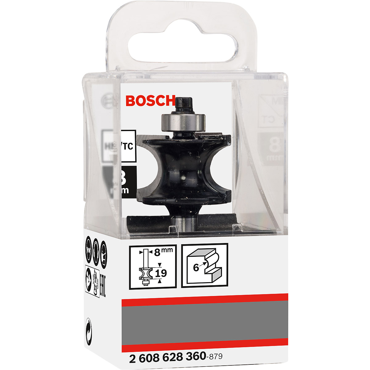 Bosch PRO Halbstabfräser 8x27,8x63