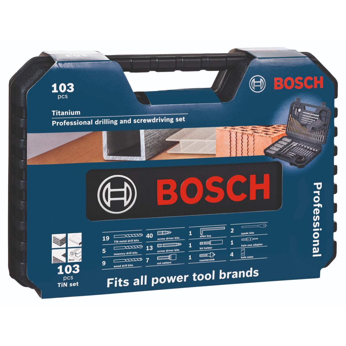 Bosch Bohrer- und Schrauben, 103-teiliges Set