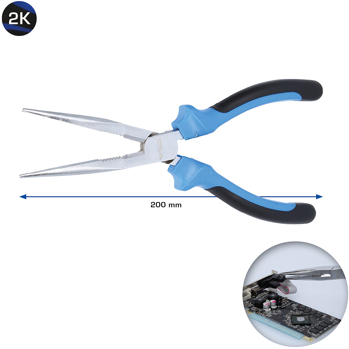 Brilliant Tools Spitzzange 200 mm