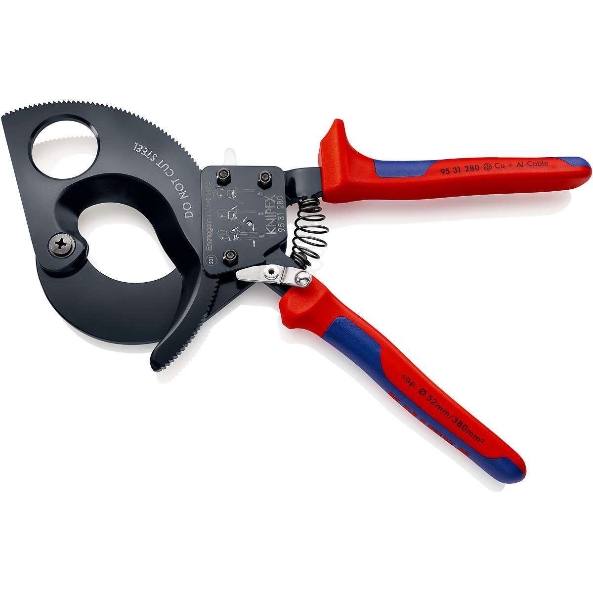 KNIPEX Kabelschneider schwarz lackiert