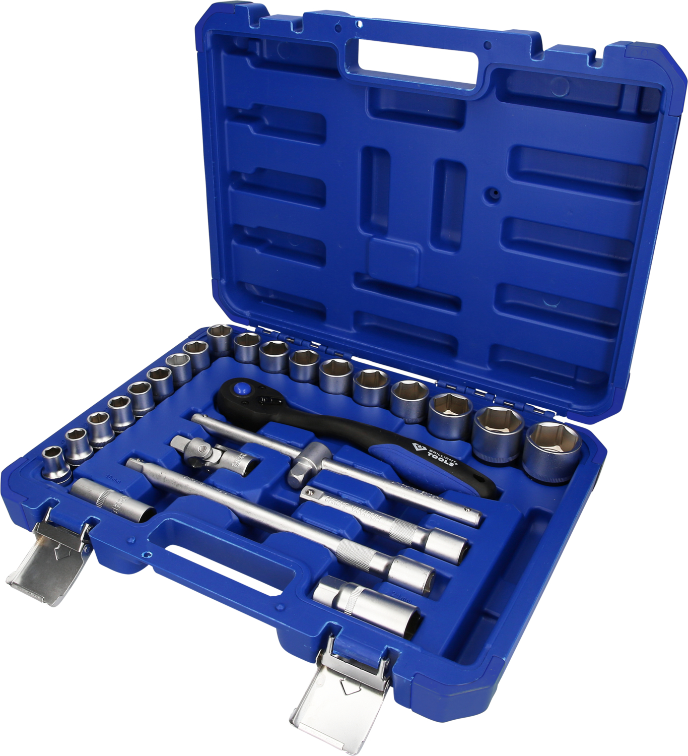 Brilliant Tools 1/2" Steckschlüssel-Satz, 25-tlg - BT022025