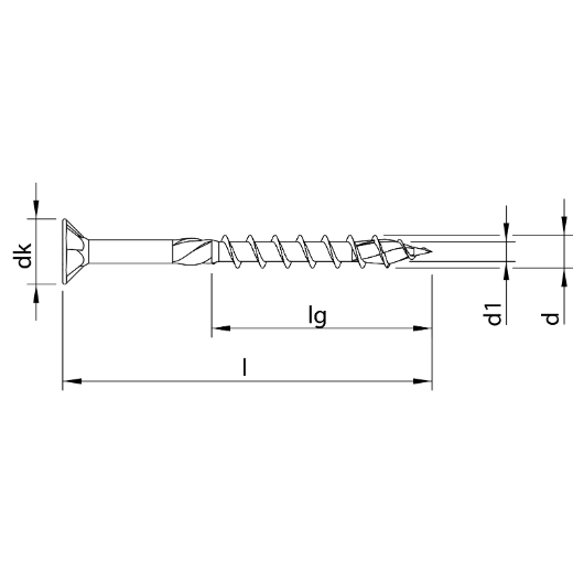 HECO TOPIX-plus, Senkkopf, HECO Drive, TG, A3K