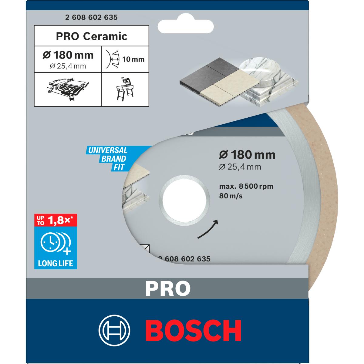 Bosch PRO Diamanttrennscheibe Best for Ceramic