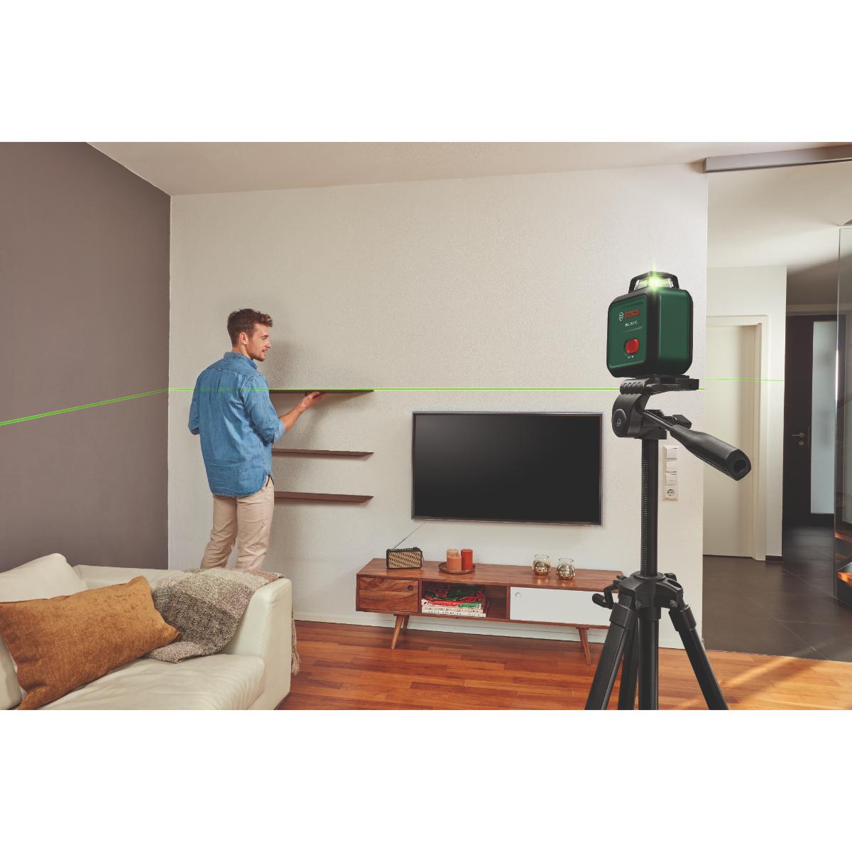 Bosch Linienlaser PLL 360-1G, 1 x Akku BA 3.6V 2.0Ah