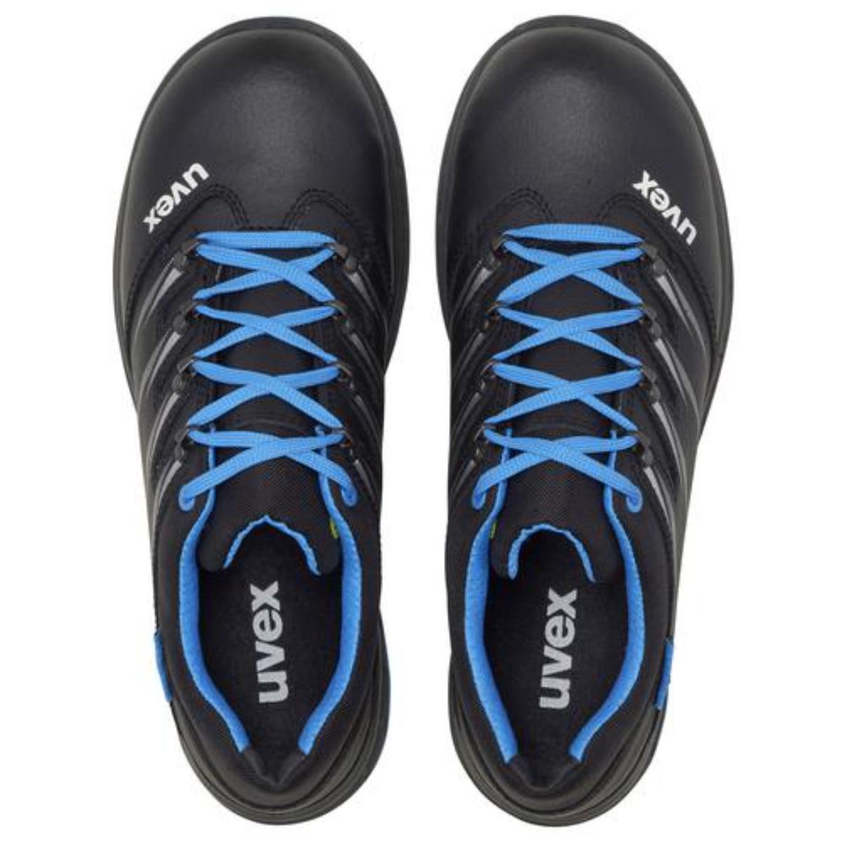 uvex 2 trend Sicherheitsschuh S2 Halbschuh, blau/schwarz