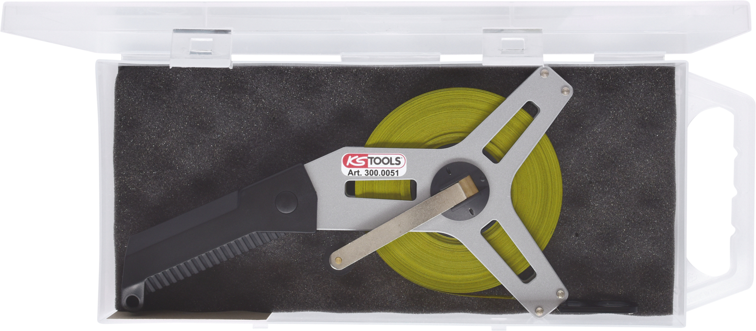 KS Tools Rahmenbandmaß mit gelbem Stahlband