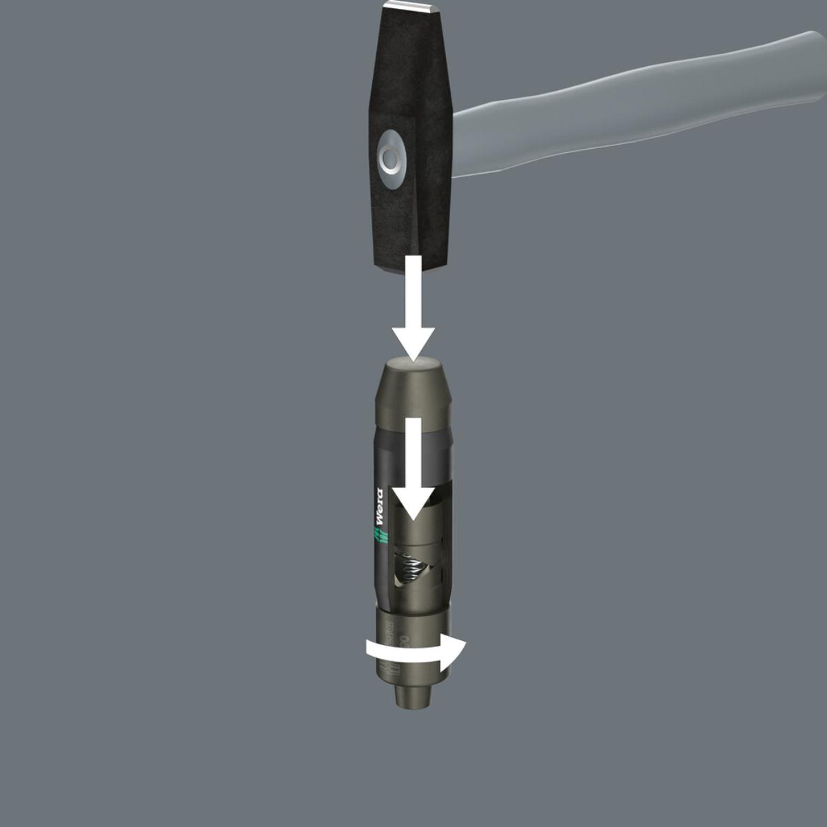 Wera 2090/16 Impaktor Schlagschraubendreher Set 1, metrisch, 3/8"