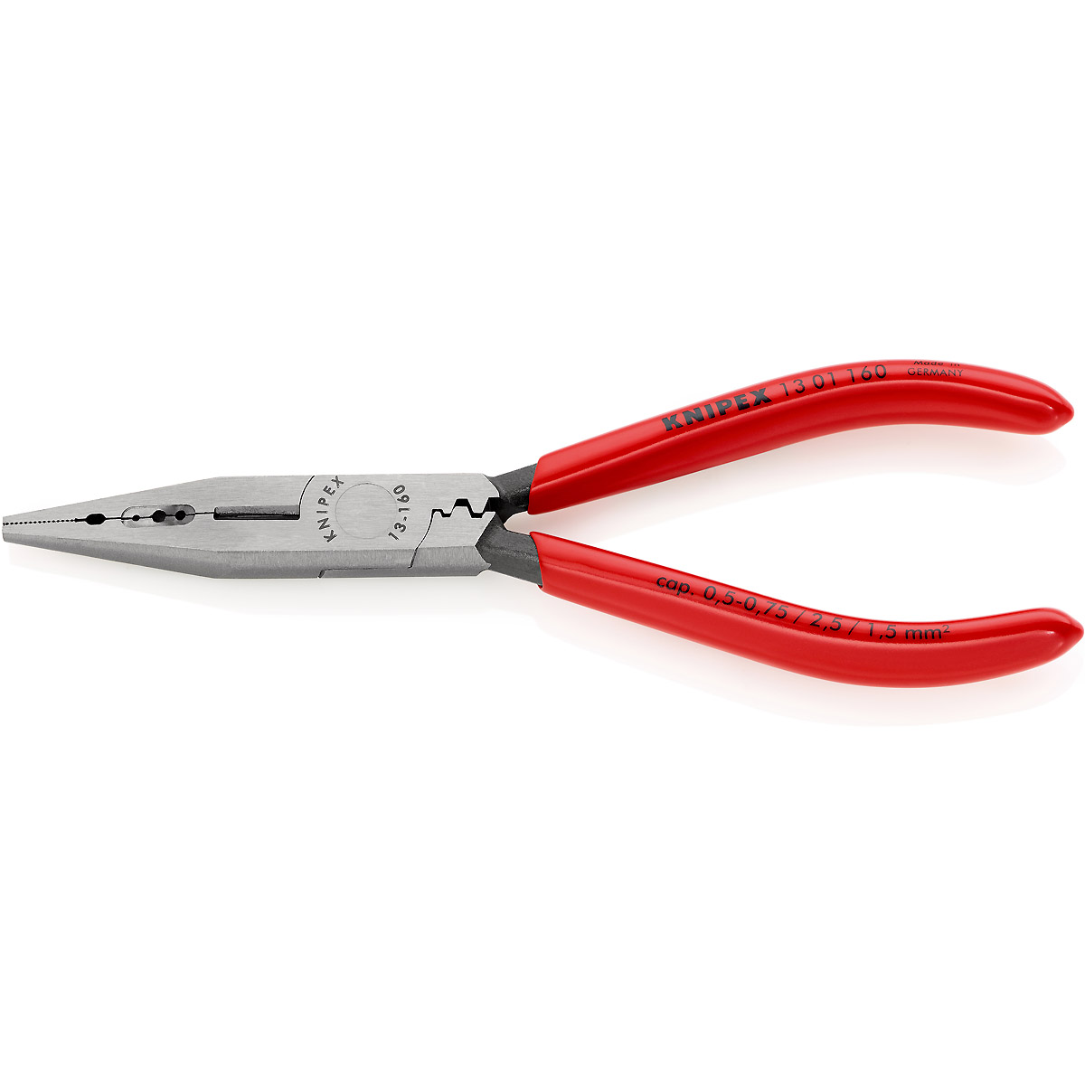 KNIPEX Verdrahtungszange atramentiert