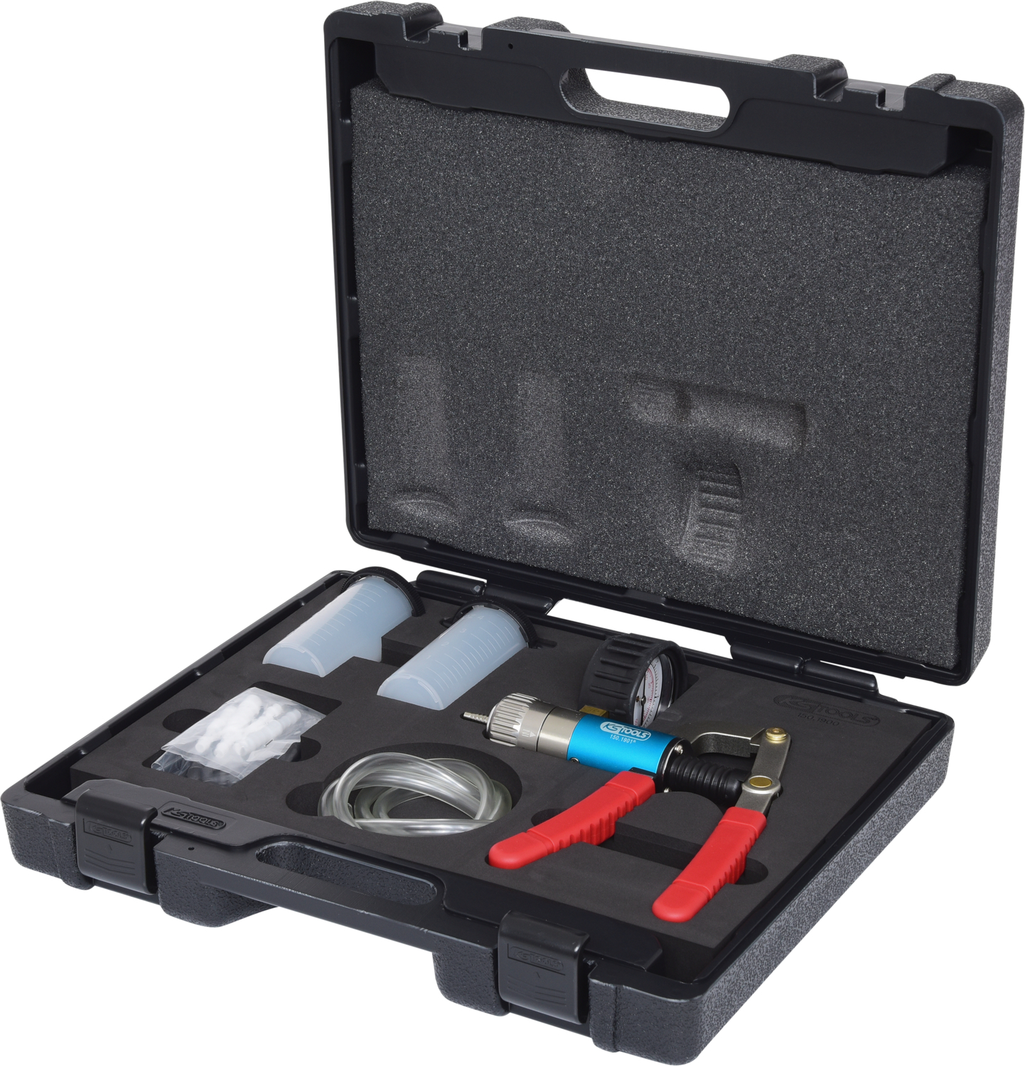 KS Tools Druck- und Unterdruckpumpen-Satz, 7-tlg