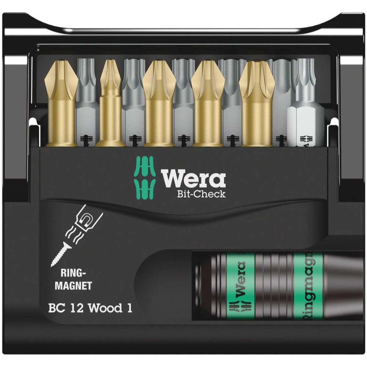 Wera Bit-Check 12 Wood 1, 12-teilig
