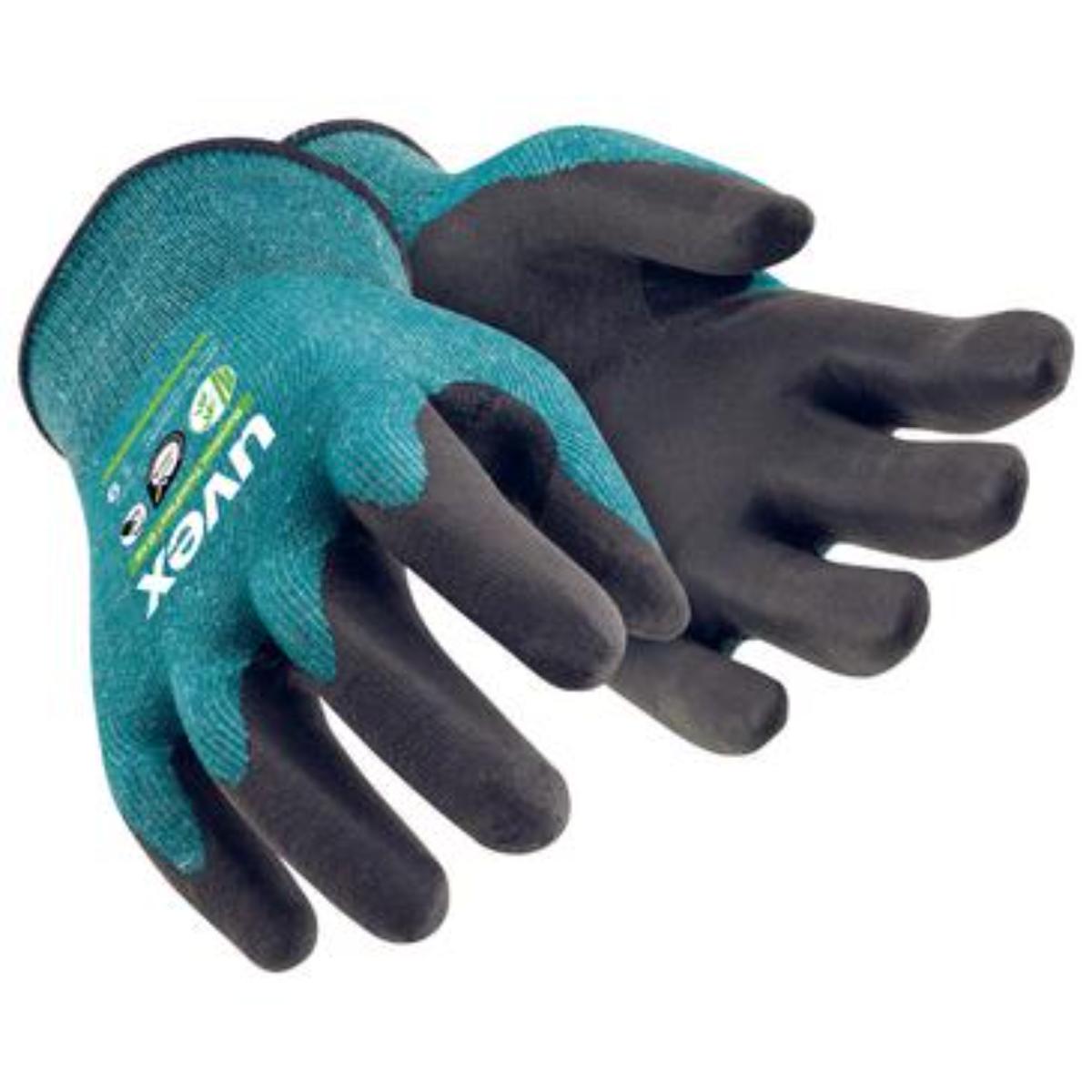 Uvex Bamboo TwinFlex D xg Schnittschutzhandschuh (Touchscreen-Eignung) - 10 Paare