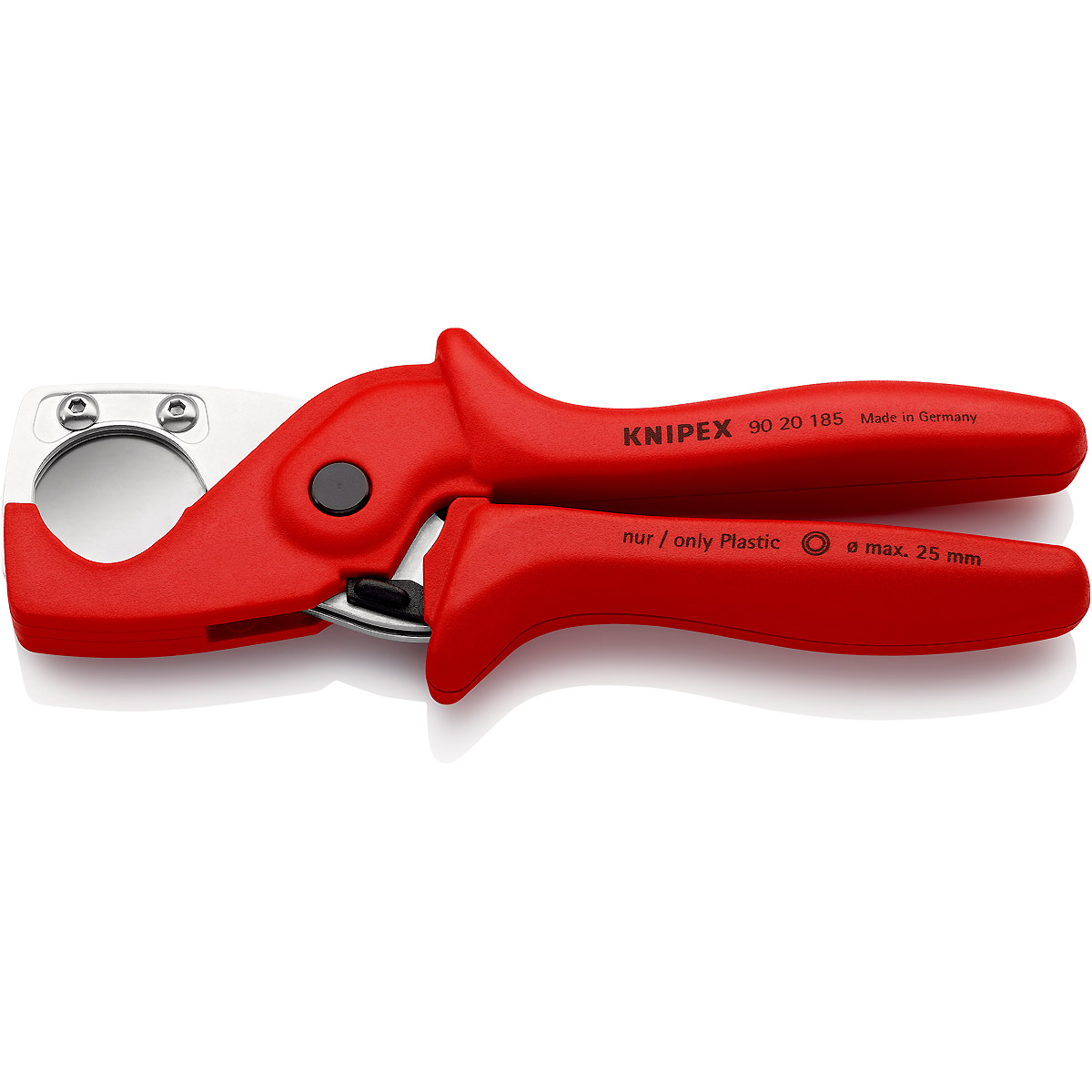 KNIPEX PlastiCut Schlauch- und Schutzrohrschneider 185 mm aus zähem, glasfaserverstärktem Kunststoff