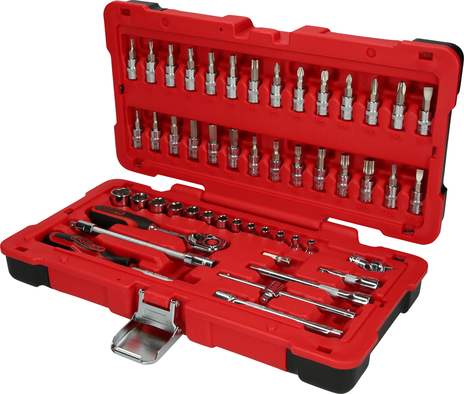KS Tools 1/4" CHROMEplus Steckschlüssel-Satz, 50-tlg