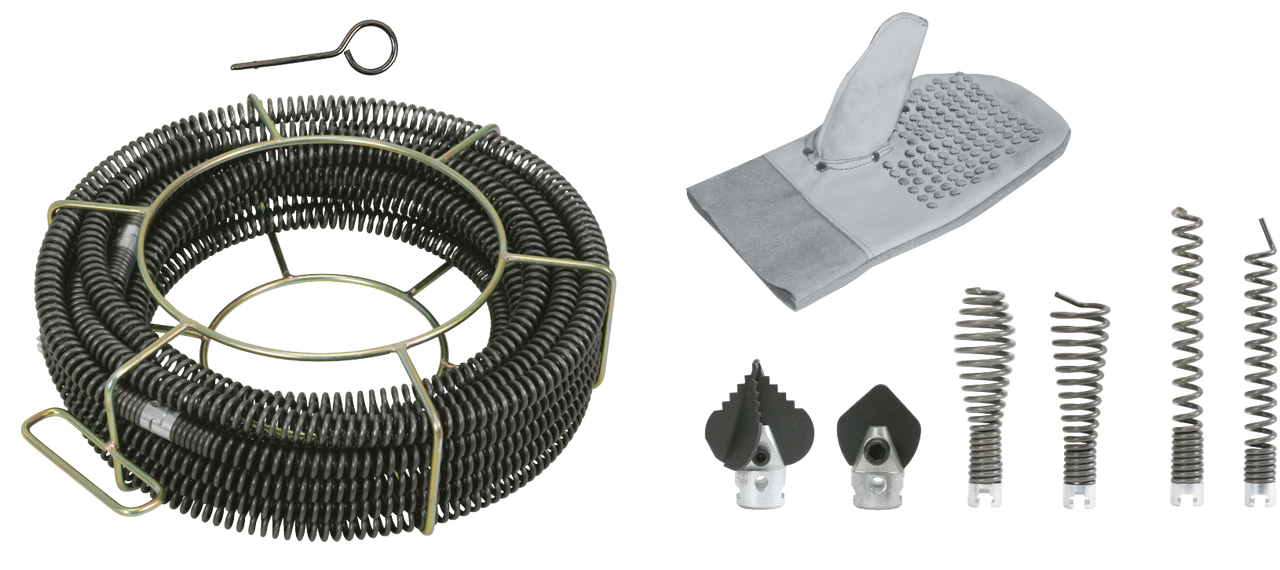 KS Tools Kanal- und Rohrreinigungs-Werkzeug-Satz Ø 22mm, 14-tlg