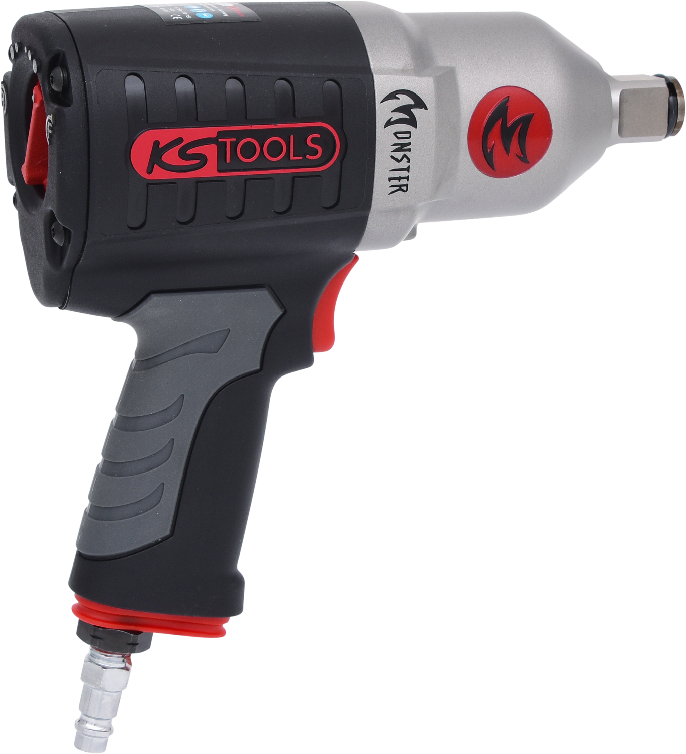 KS Tools 3/4" MONSTER Hochleistungs-Druckluft-Schlagschrauber, 1690Nm