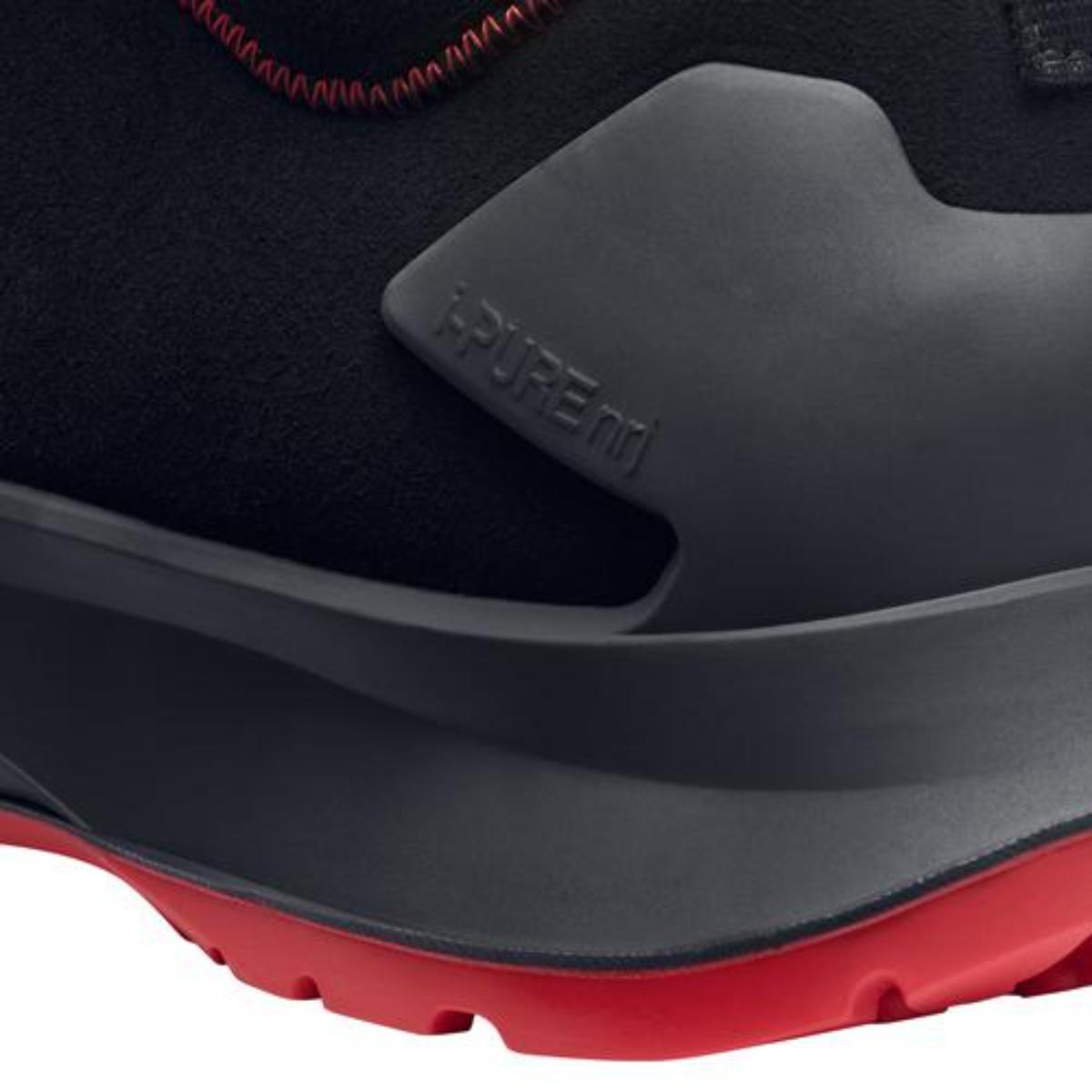 uvex 1 x-craft Sicherheitsschuh Stiefel S3L, schwarz/rot