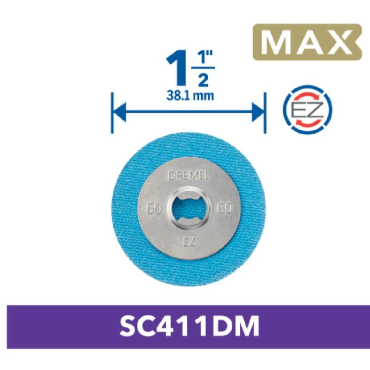 DREMEL MAX EZ Speedclic Schleifscheiben, 3 Stück