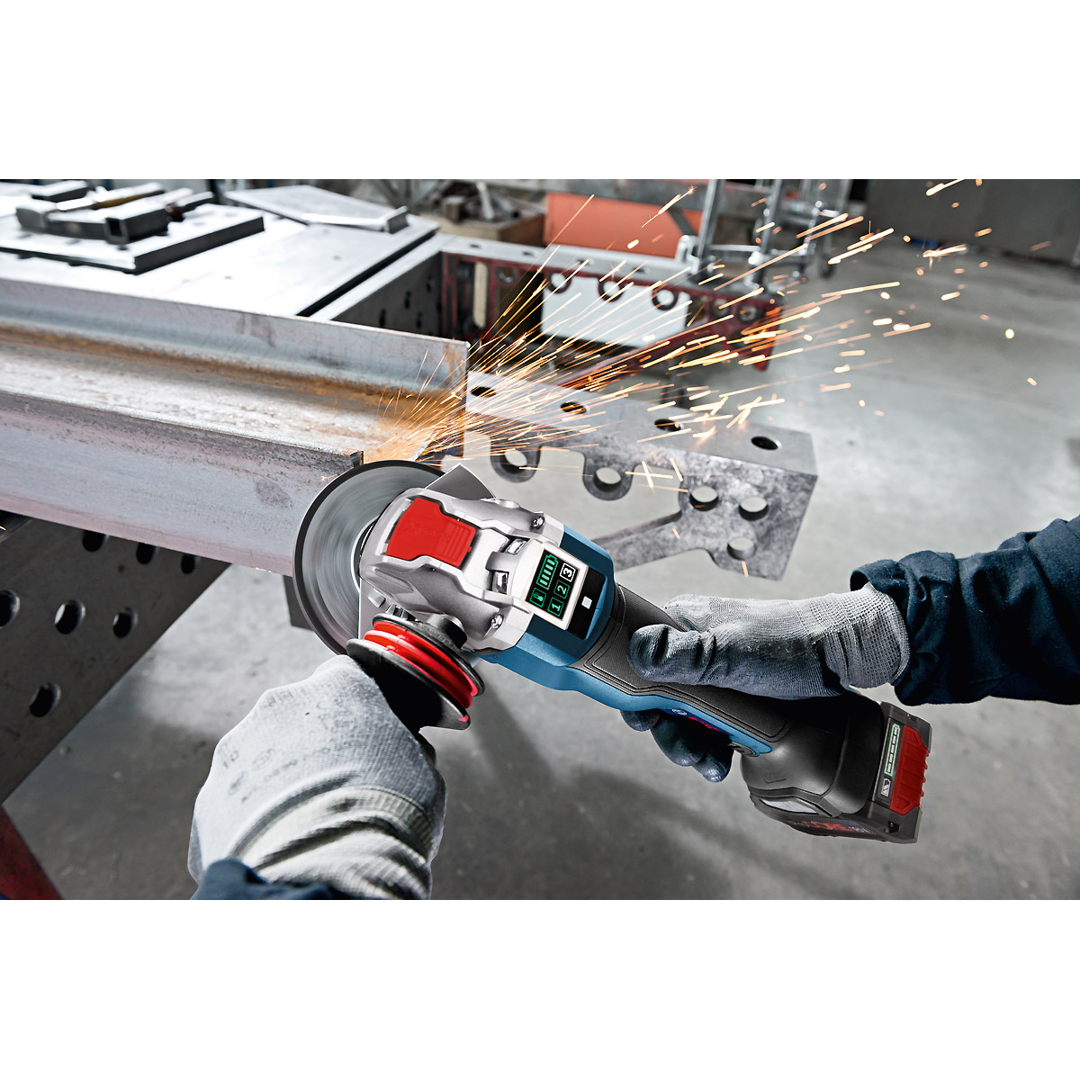 Bosch Akku-Winkelschleifer GWX 18V-10 PSC, Solo Version, ohne Akku und Ladegerät