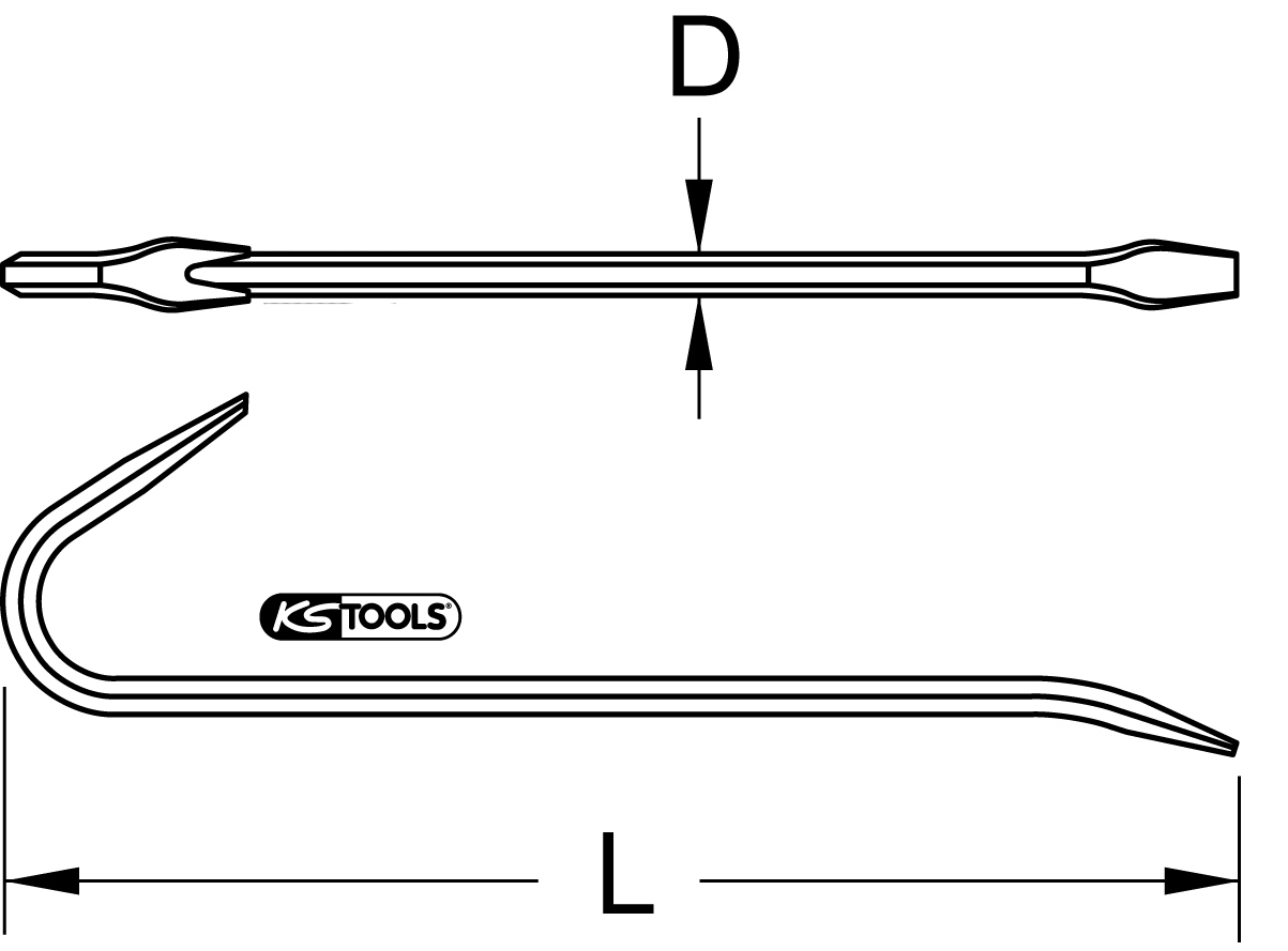 KS Tools BRONZEplus Kisteneisen 