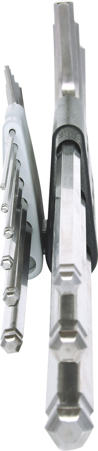 KS Tools EDELSTAHL Innen6kant-Winkelstiftschlüssel-Satz XL, 9-tlg