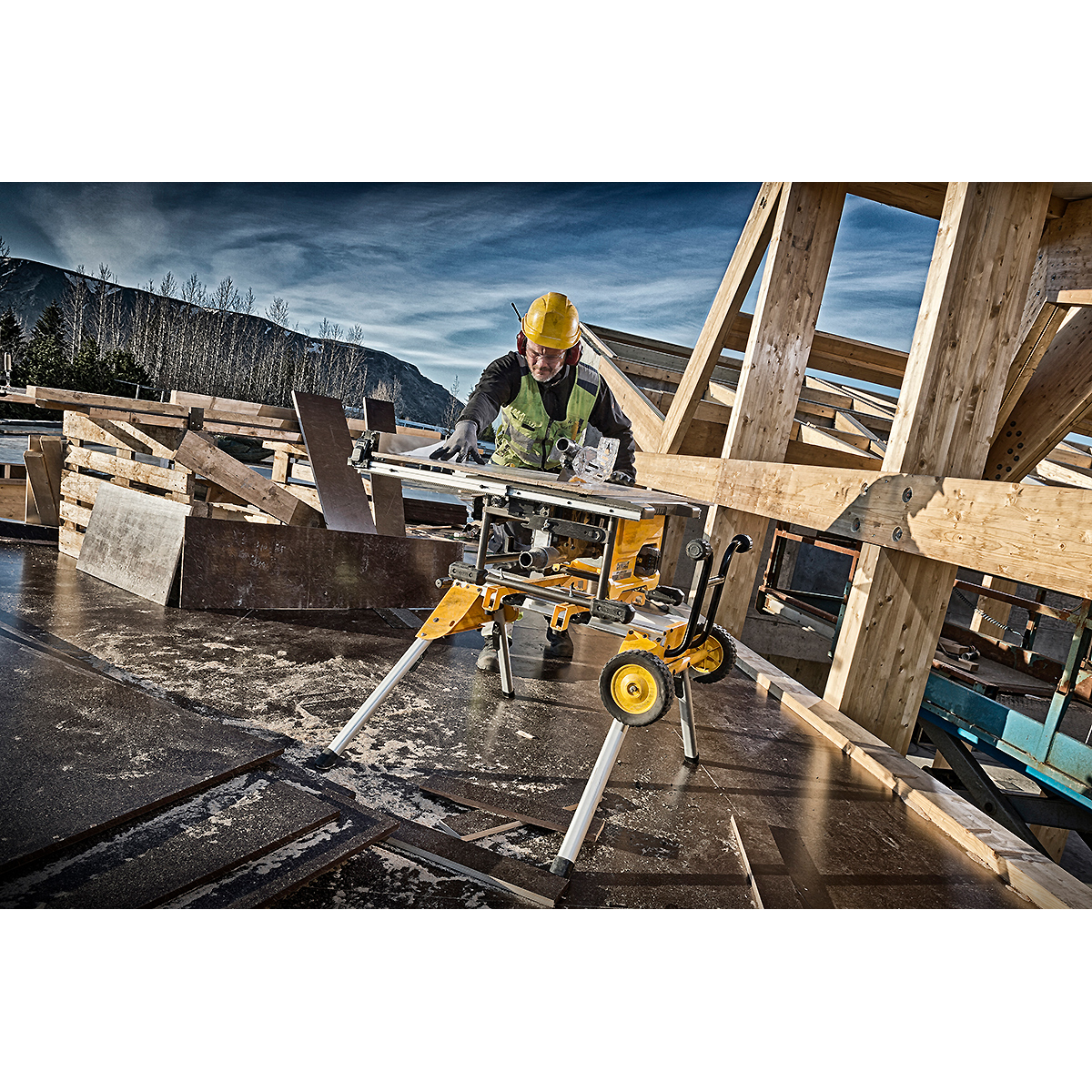 DEWALT Akku-Tischkreissäge 54V 210mm Basisversion