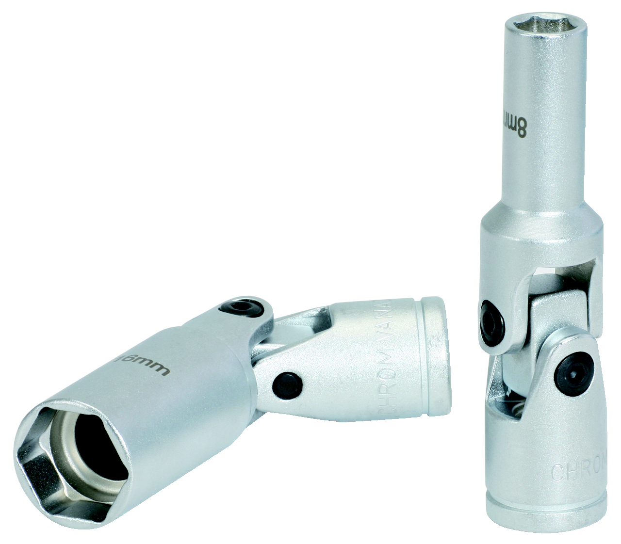KS Tools 3/8" Glühkerzen-Gelenknüsse, kurz, 75mm
