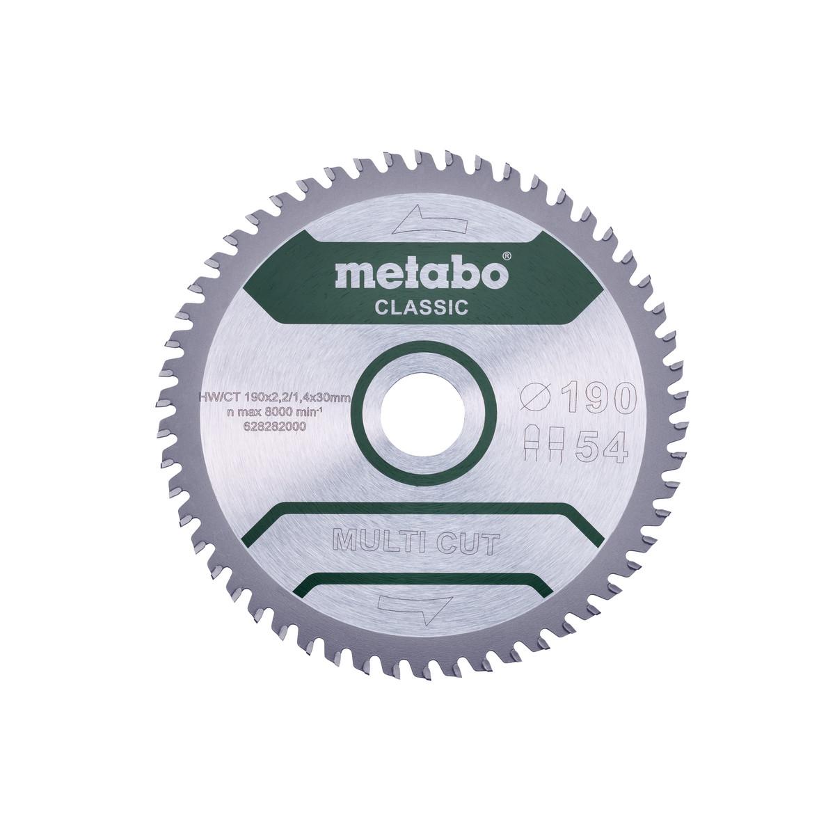 Metabo Sägeblatt multi cut - classic FZ / TZ 5° - Blister