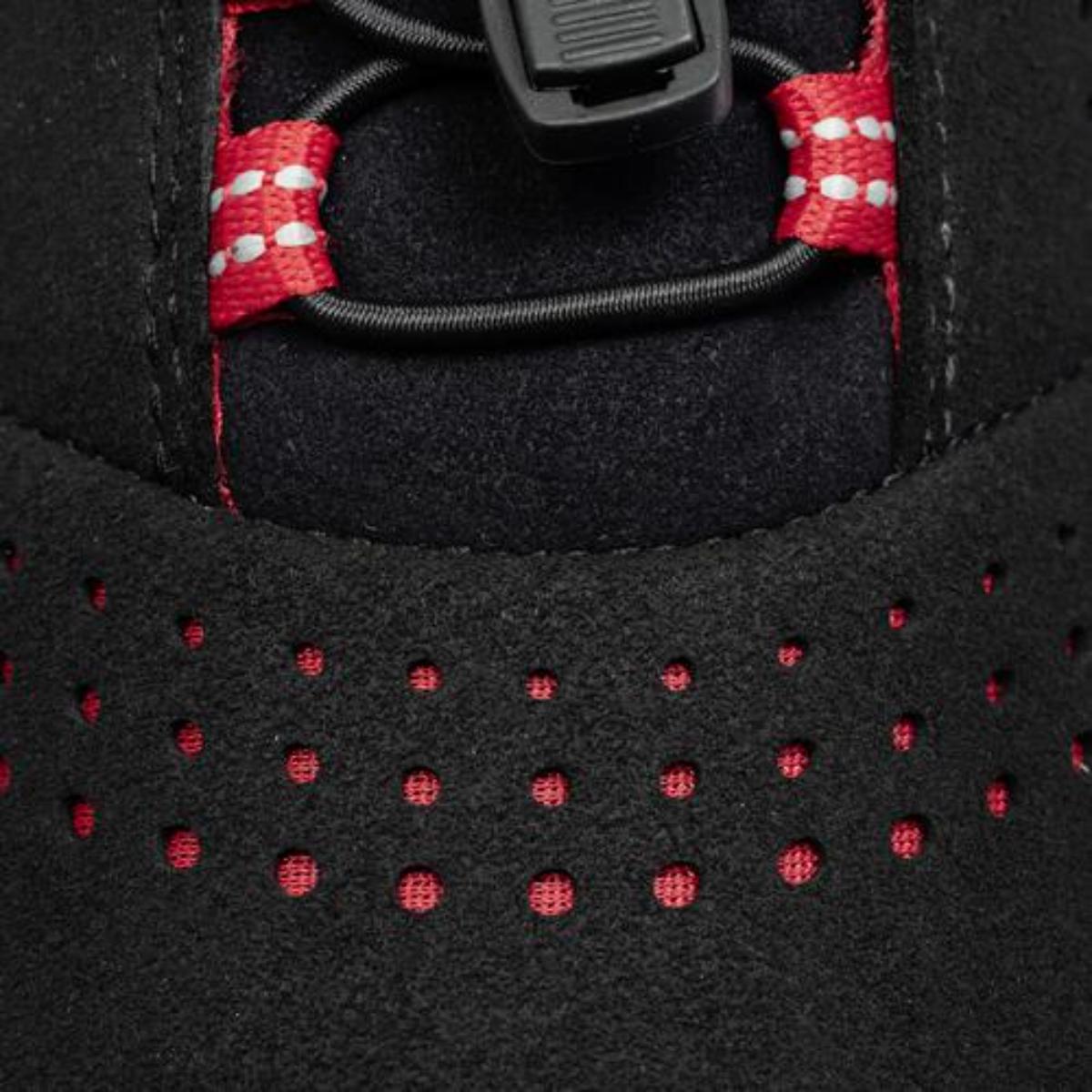 uvex motion style Sicherheitsschuh Halbschuhe S1, schwarz/rot