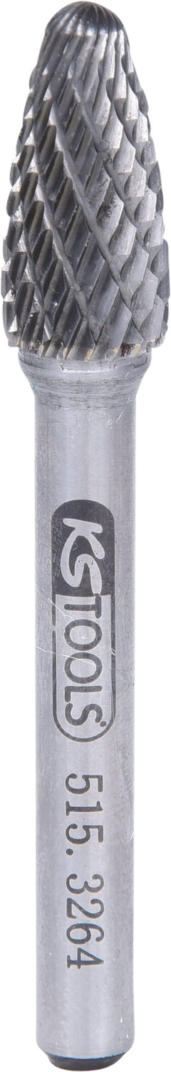 KS Tools HM Rundbogen-Frässtift Form F