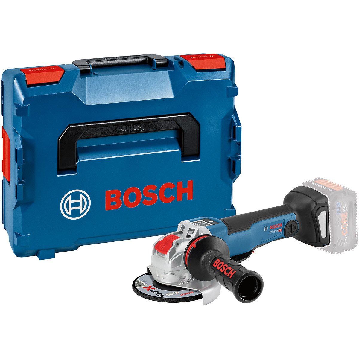 Bosch Akku-Winkelschleifer GWX 18V-10 PSC, Solo Version, ohne Akku und Ladegerät