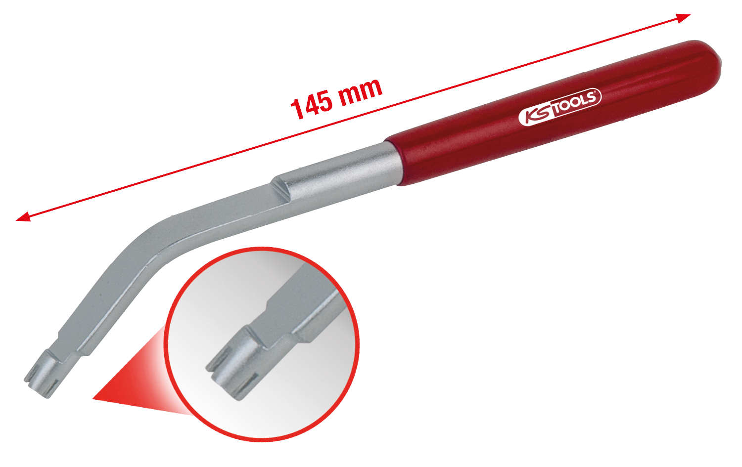 KS Tools Waschdüsen Einstellwerkzeug für Opel, 145 mm