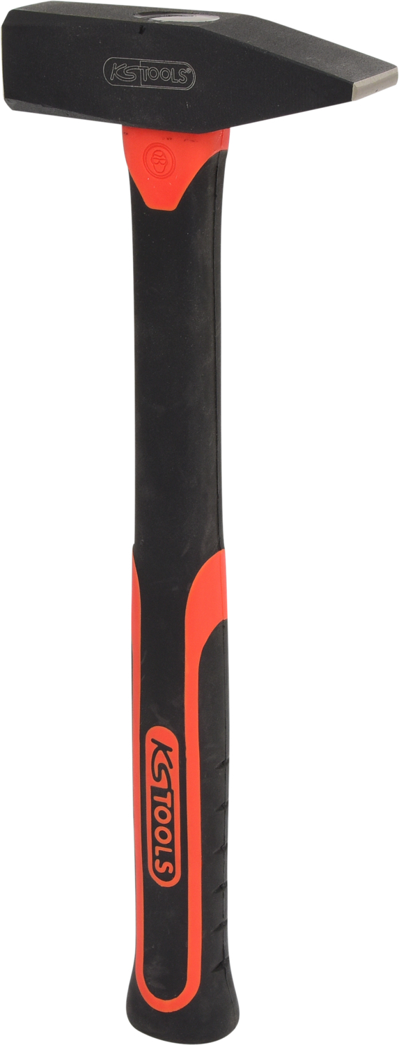 KS Tools Schlosserhammer mit Fiberglasstiel
