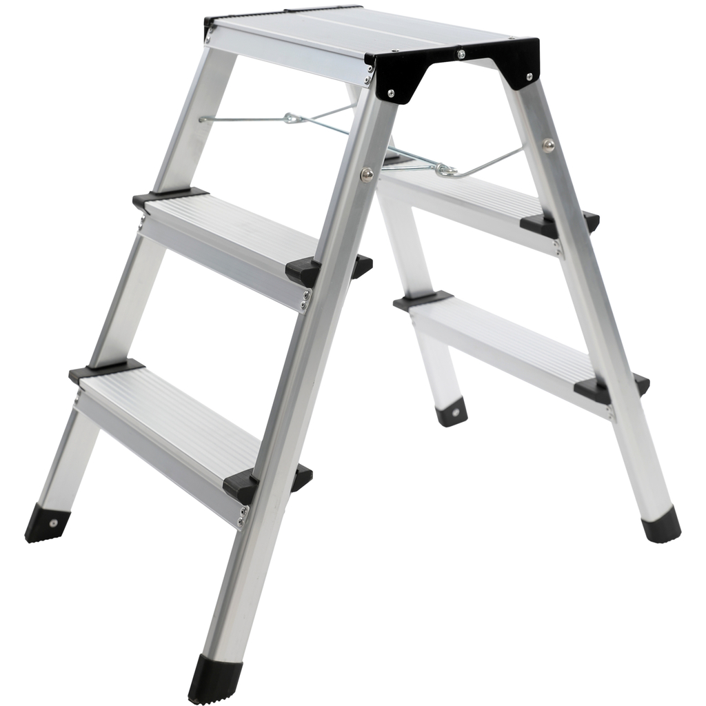 KS Tools Aluminium-Stufen-Stehleiter