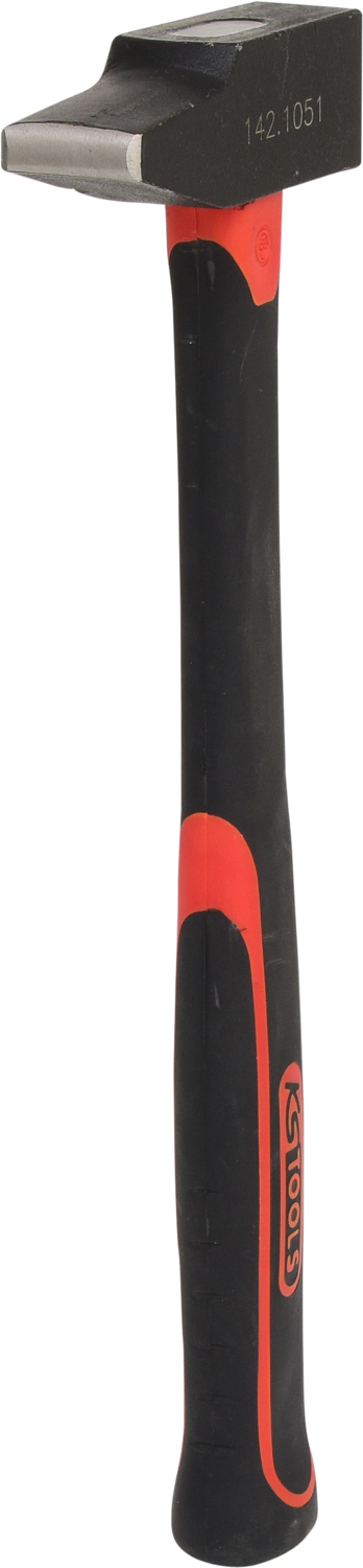 KS Tools Schlosserhammer, Fiberglasstiel, französische Form