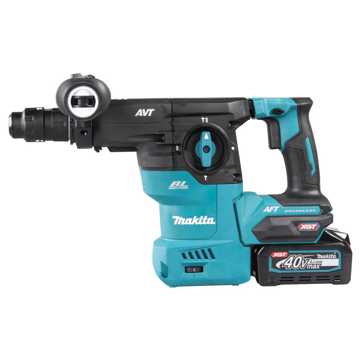 Makita Akku-Kombihammer 40V max. mit Schnellwechselfutter (ohne Akkus, ohne Ladegerät) HR009GZ