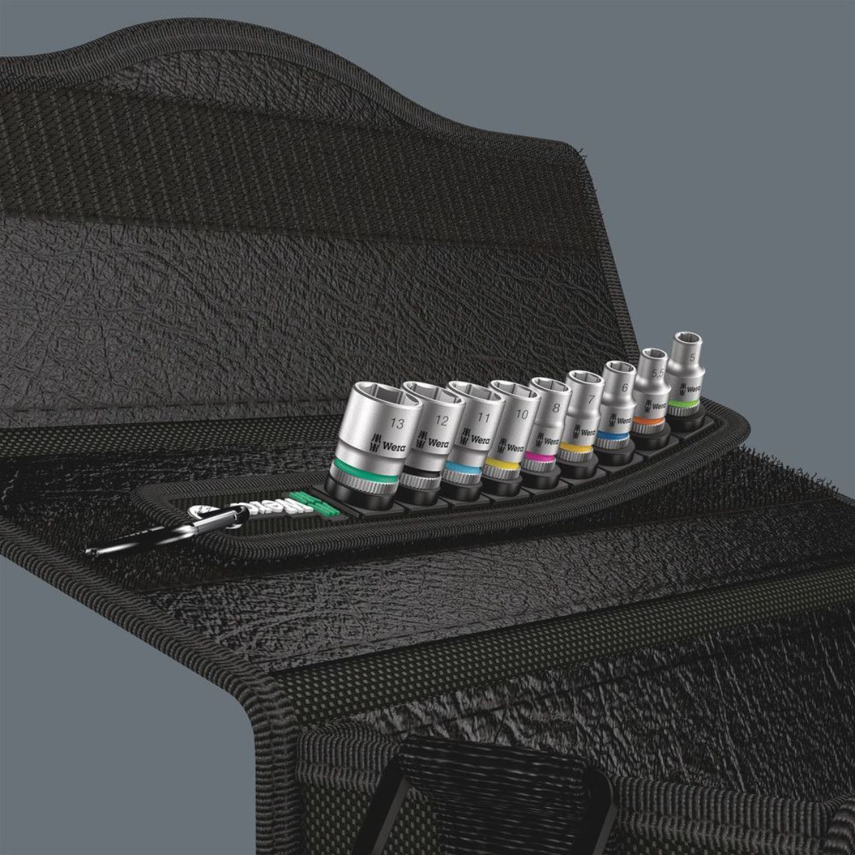 Wera Belt A 4 Zyklop Steckschlüsseleinsatz-Satz, 1/4"-Antrieb, 9-teilig