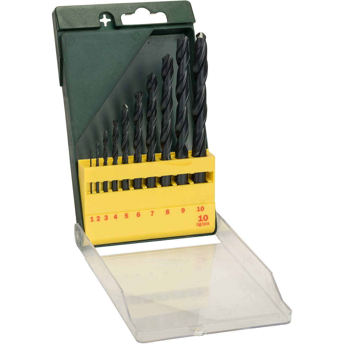 Bosch Metallbohrer-Set HSS-R, 10-teilig, 1 - 10 mm