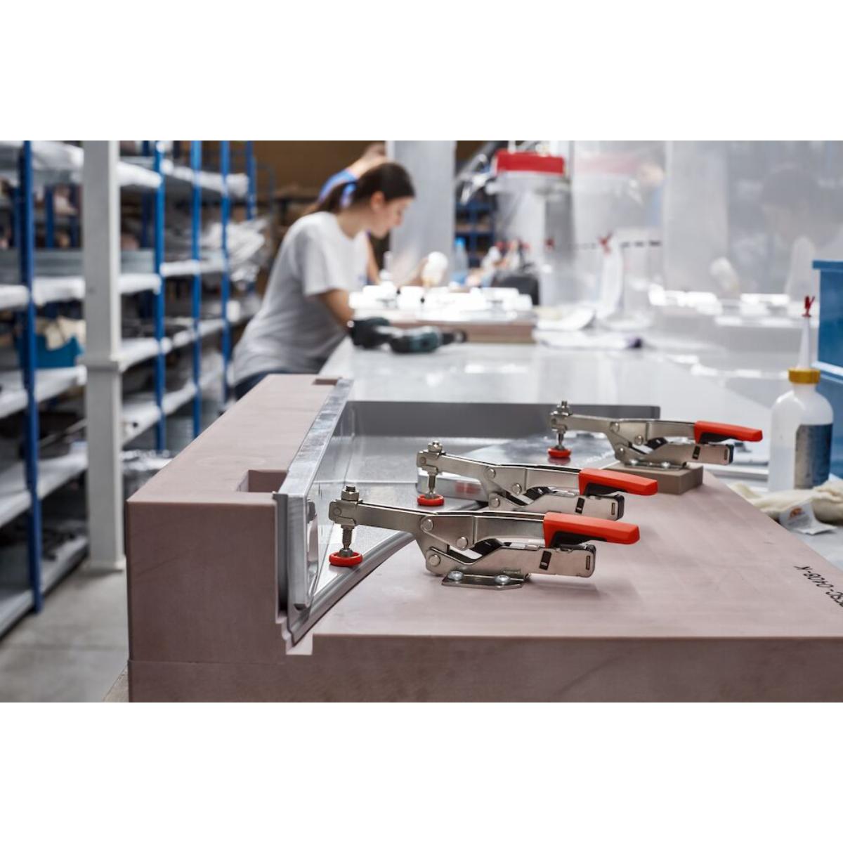 Bessey Waagrechtspanner mit offenem Arm und waagrechter Grundplatte STC-HH