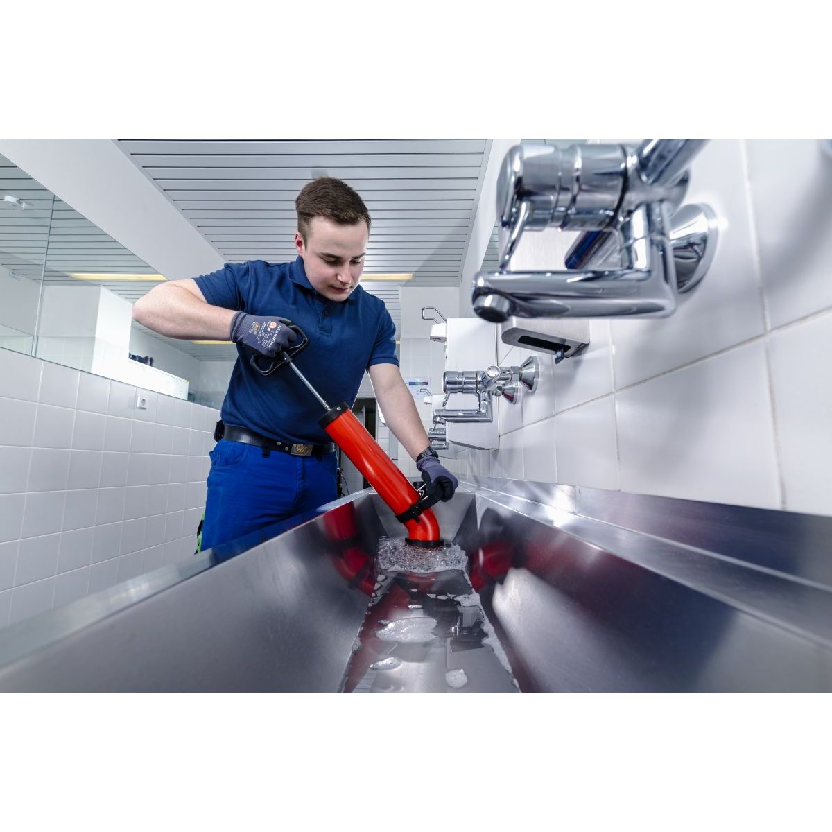 Rothenberger ROPUMP SUPER PLUS - Set mit Adapter breit in Werkzeugtasche