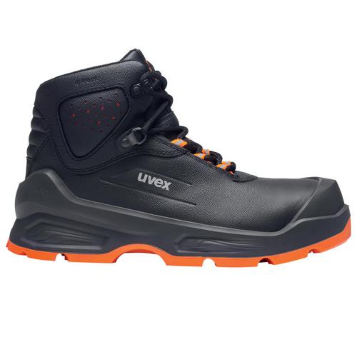 uvex 3 Sicherheitsschuh Stiefel S3, schwarz/orange